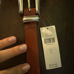 Anthropologie NWT Women’s Western Brown Leather Belt